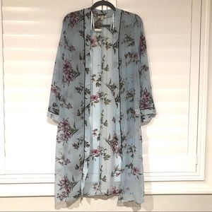 Floral Longline Kimono